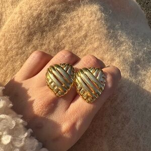 Givenchy Goldtone Figural Post Earrings